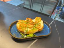 Tostada gambas